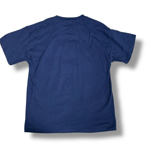 MLB Boston Red Sox Mens Large T-Shirt Tee Delta Pro Weight Genuine Baseball Blue - Picture 4 of 8